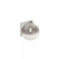 APPLIQUE MURALE CHROME VERRE FUMÉ Ø150