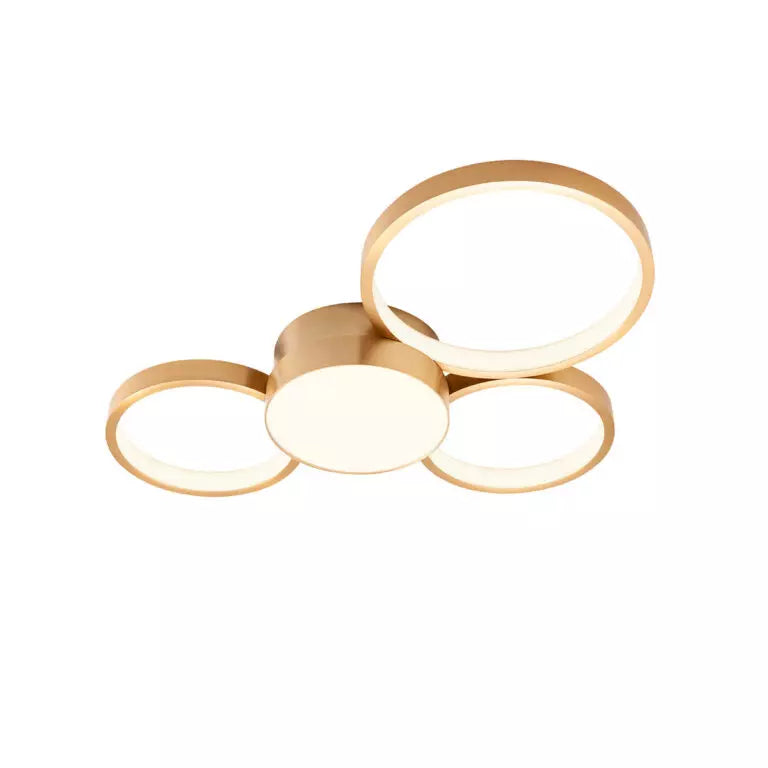 PLAFONNIER 4 DIFFUSEURS BRONZE 50W 3000K