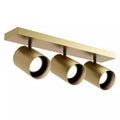 PLAFONNIER SURFACE TRIPLES MATT GOLD GU10 EXCLUT