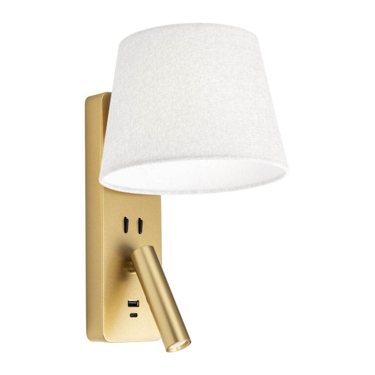 APPLIQUE MURALE MATT GOLD 3000K STRUCTURE LED