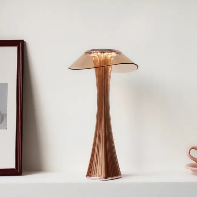 Lampe de table LED Marron