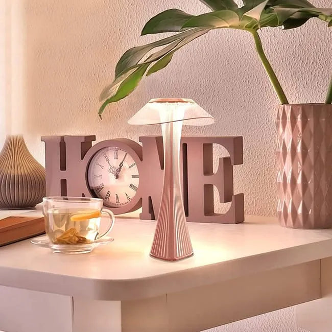 Lampe de table LED Marron