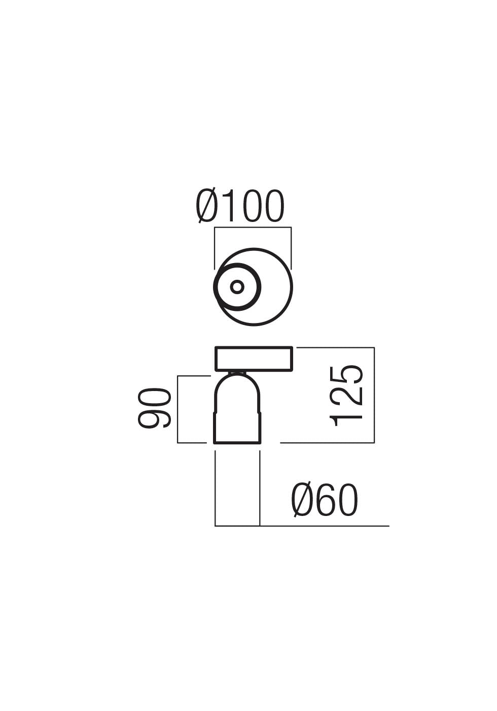 PLAFONNIER 1 PLACE NOIR MAT/ ARGENT CAFÉ 8.5W 3000K