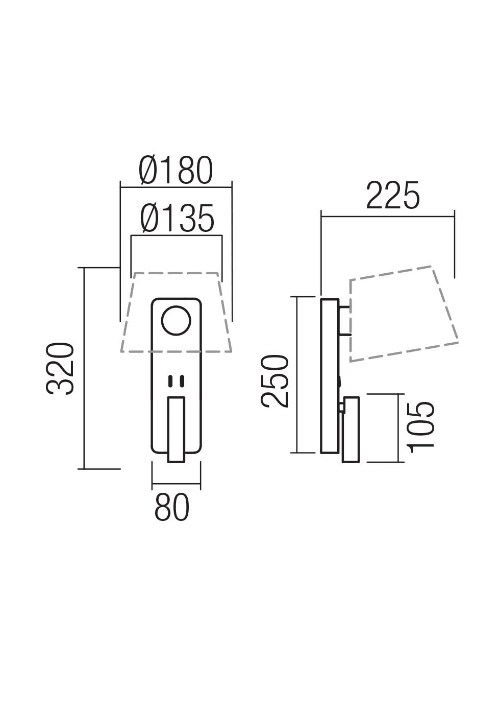 APPLIQUE MURALE MATT GOLD 3000K STRUCTURE LED
